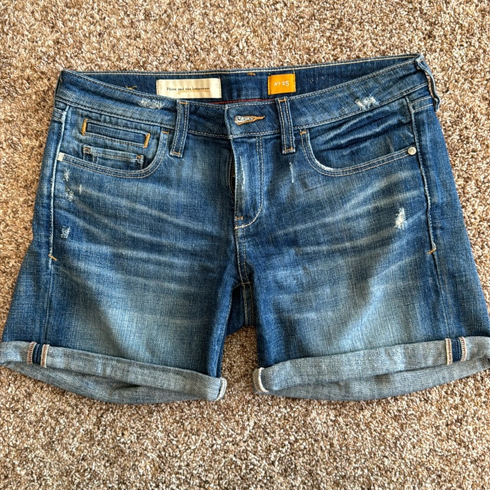 Anthropologie Pilcro and the Letterpress Denim shorts